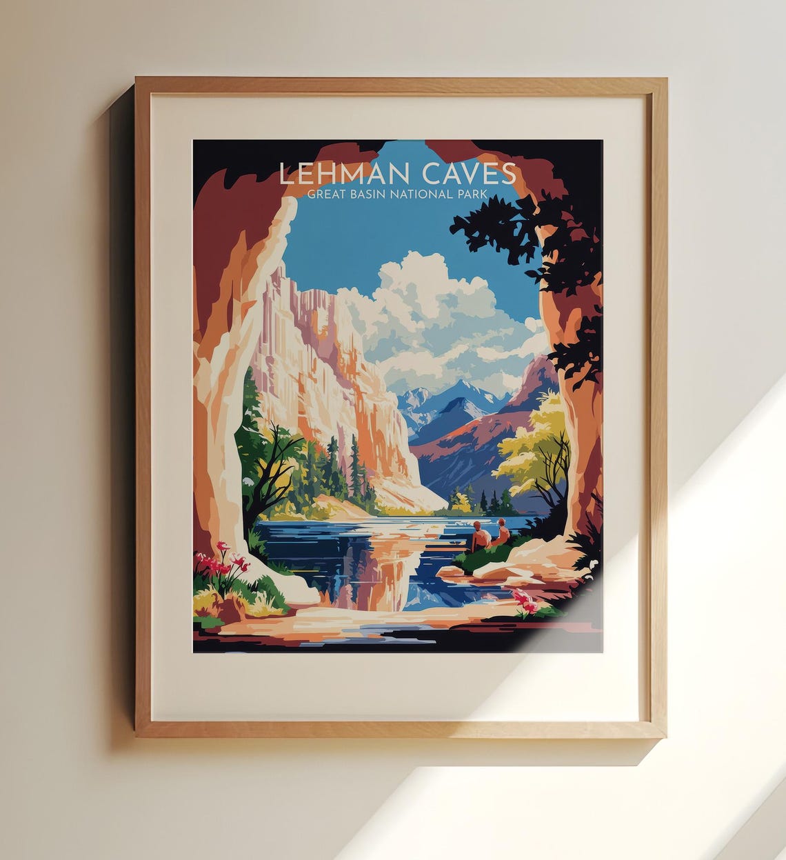 Lehman Caves Great Basin National Park Poster Cave Arch Lake View