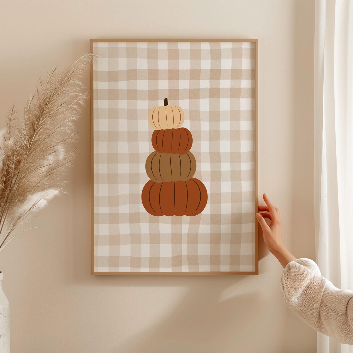 Autumn Wall Print, Fall Seasonal Halloween Decor