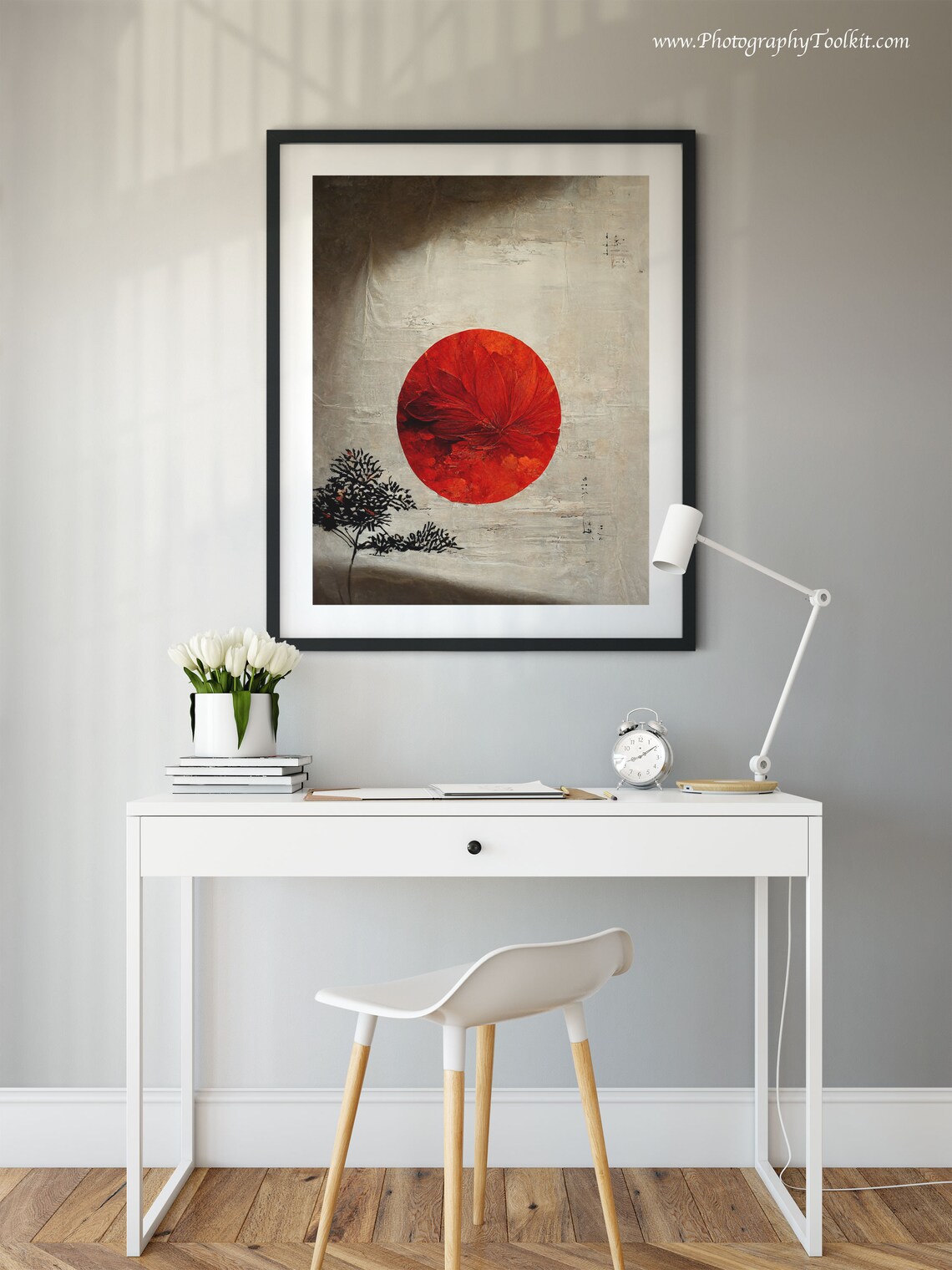 Vintage Japanese Art, Abstract Wall Art Print - Image 2