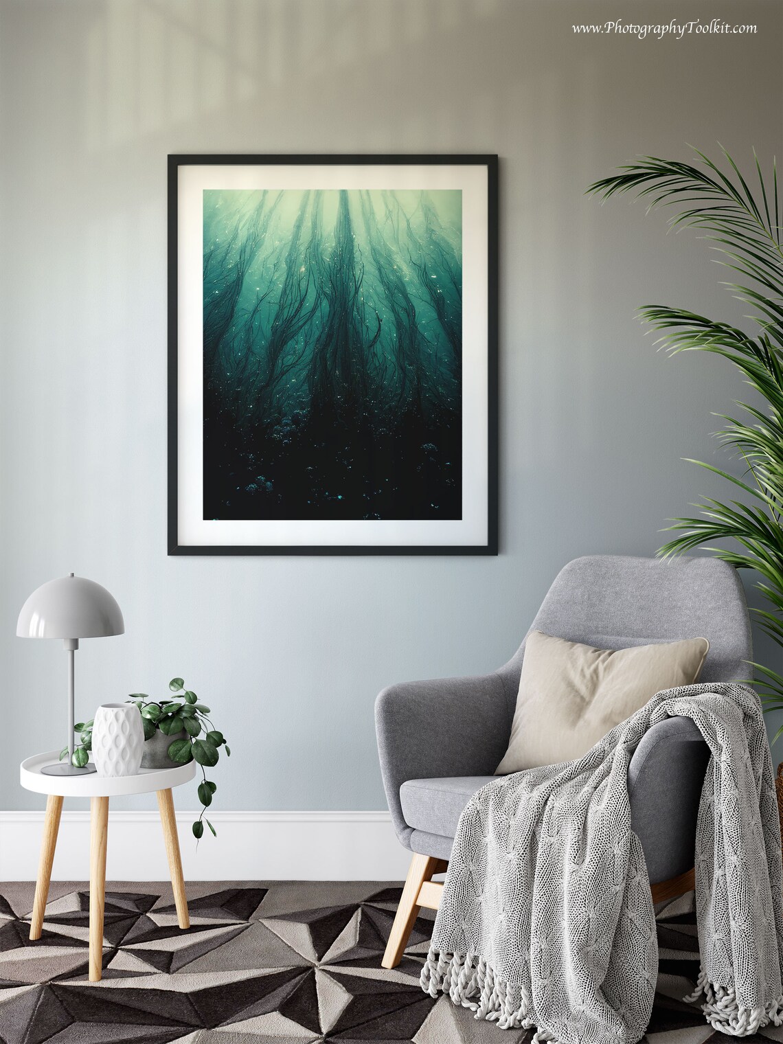 Dark Ocean Wave Art Print, Coastal Surf Decor - Image 6