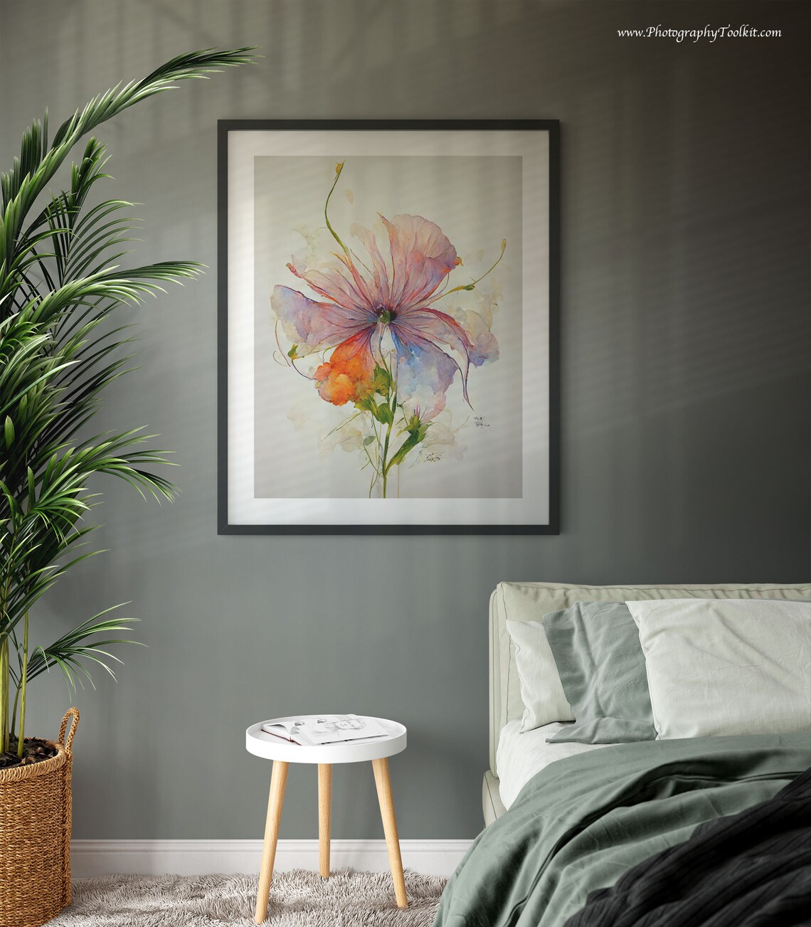 Wildflowers Botanical Home Decor Art Print - Image 3