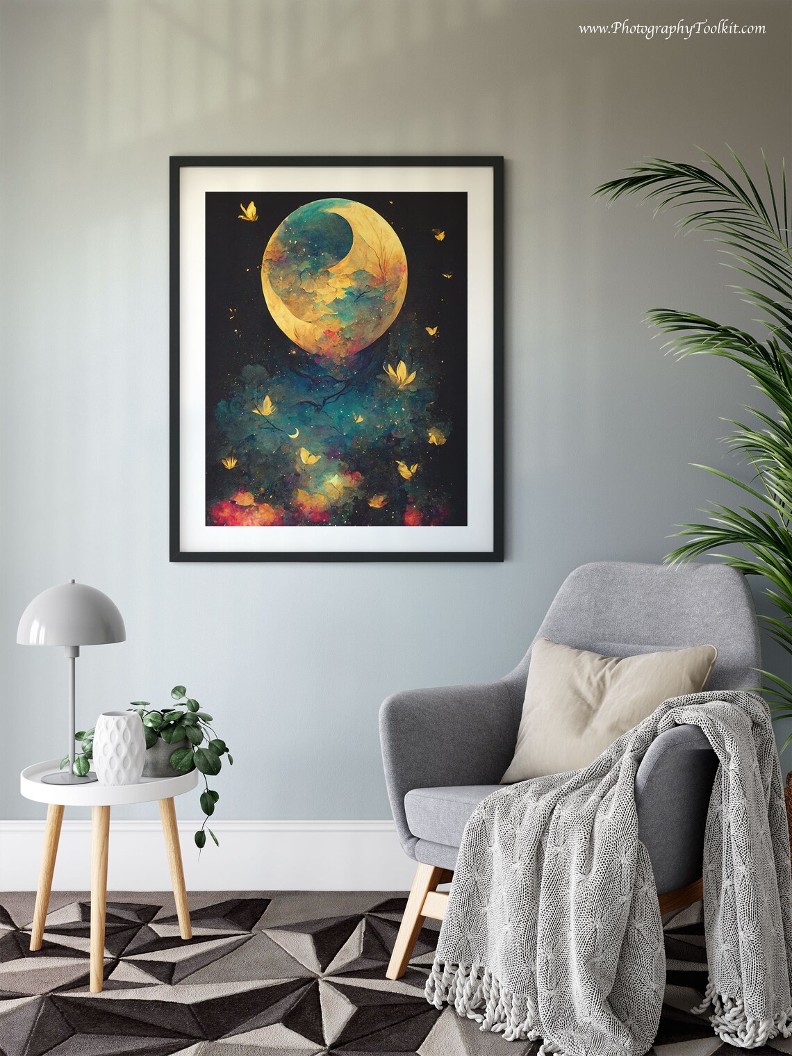Firefly Night Sky Art Print, Woodland Forest - Image 6