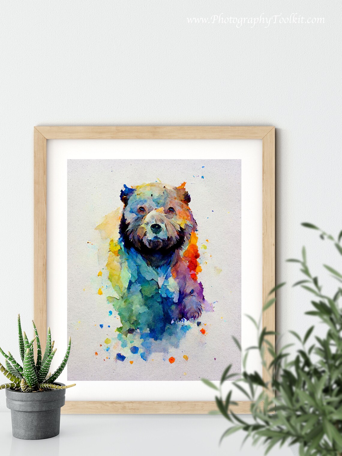 Grizzly Bear Art Print, Wildlife Wall Art - Image 5