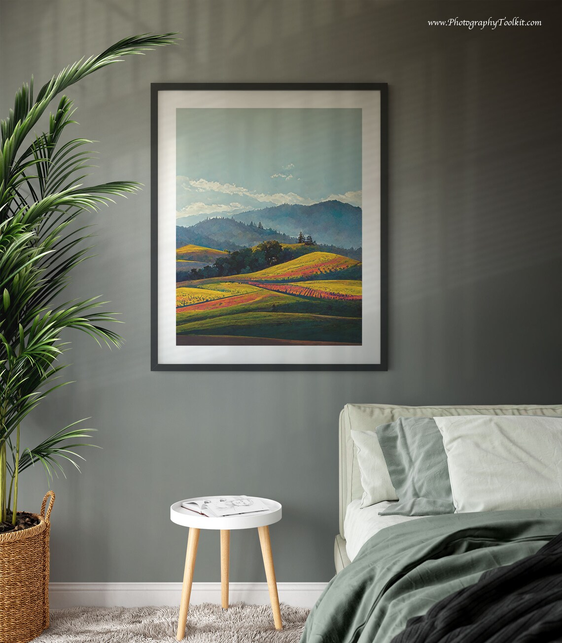 Napa Valley Wine Country Poster, California Landscape - Image 3