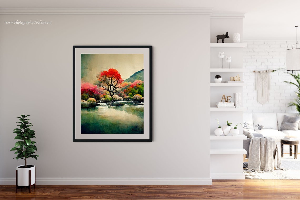 Arashiyama Print Kyoto Wall Art Kyoto Japan Print Kyoto Travel Poster Japanese Art Print Japanese Wall Art Japan Wall Art Japan Print - Image 4