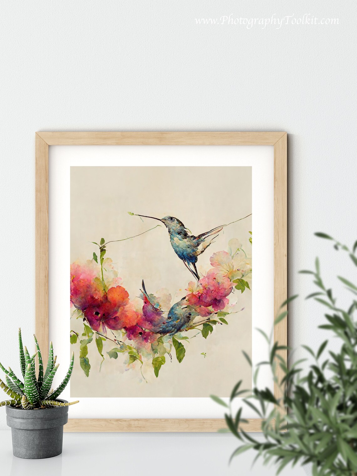Hummingbird Watercolor Bird Art Print, Bird Lover Gift - Image 5