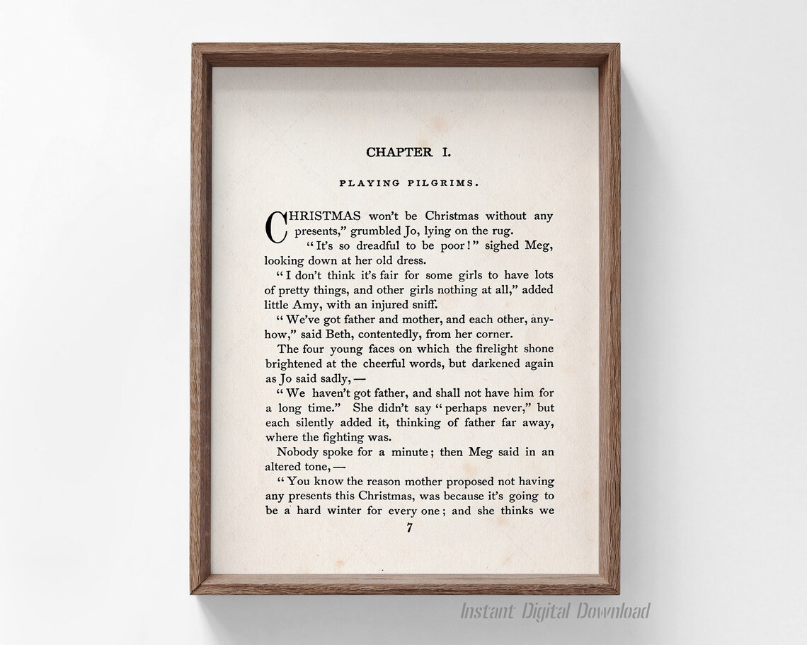 Little Women by Louisa May Alcott, 1868 Art Print - Image 4