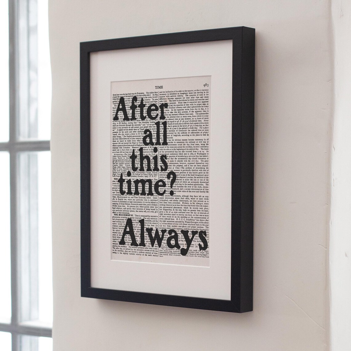 After All This Time, Always Quote Art Print for Reading Nook - Image 4
