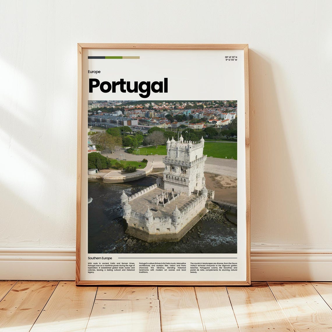 Portugal Poster Print Photo Wall Art Europe Travel Gift