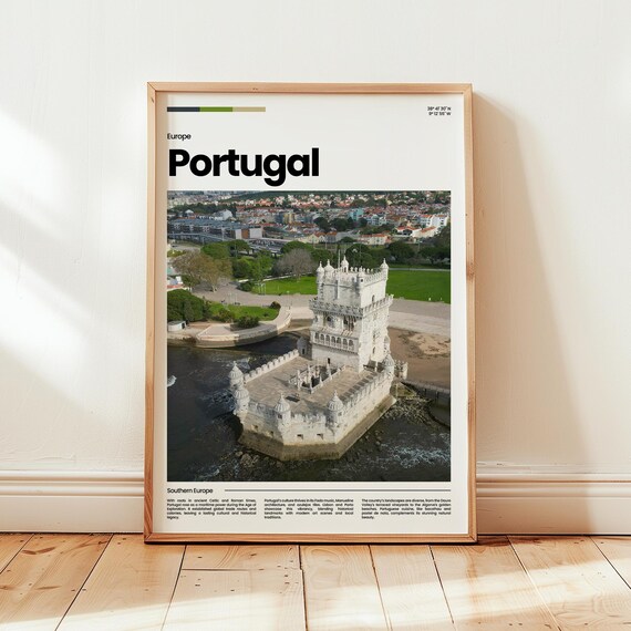 Portugal Poster Print Photo Wall Art Europe Travel Gift