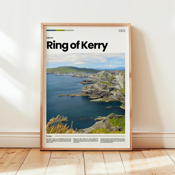 Ring Of Kerry Poster Print Photo Ireland Travel Gift