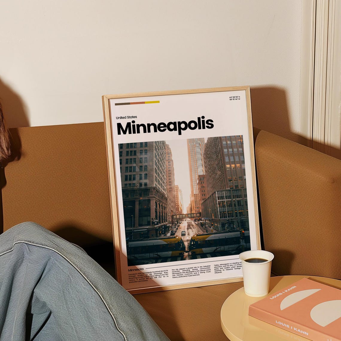 Minneapolis Downtown Light Rail Minnesota Street Travel Poster - Image 4