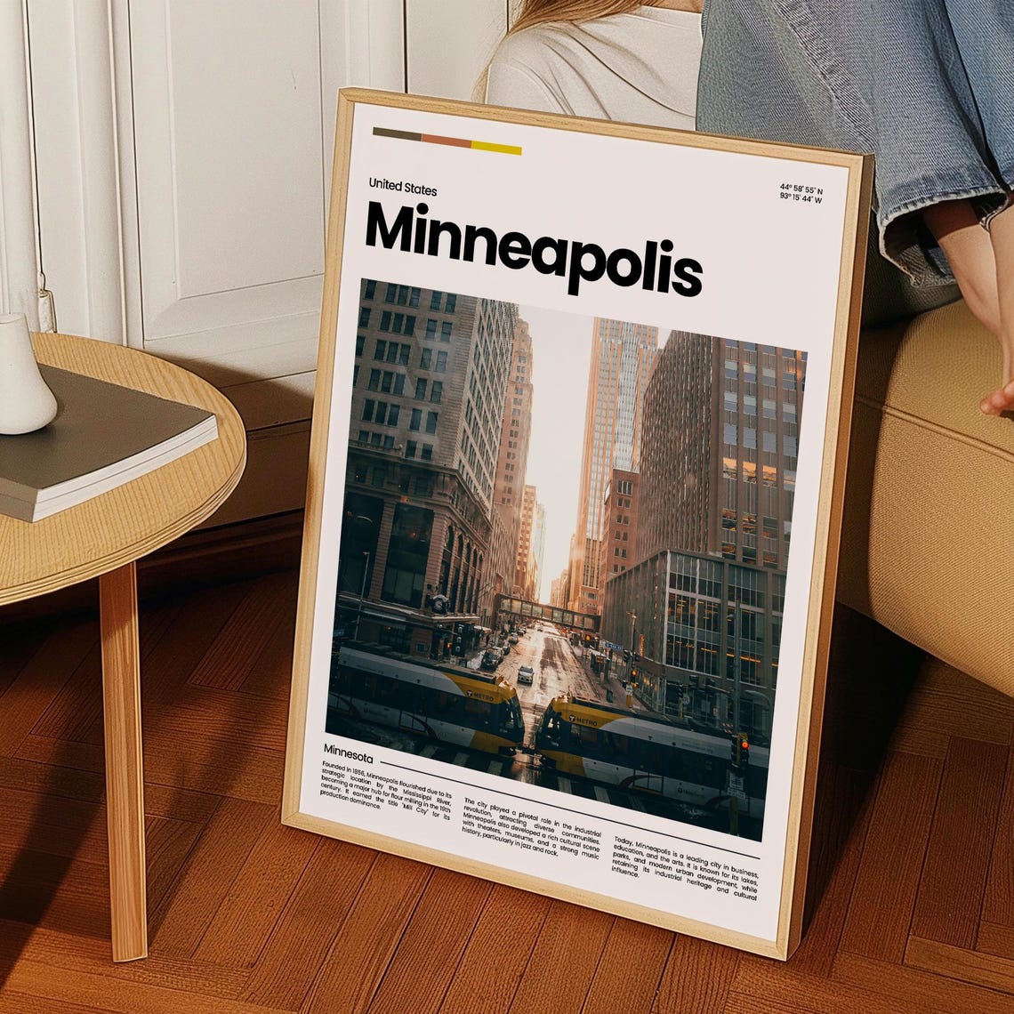 Minneapolis Travel Poster Minneapolis Poster Minneapolis Photo Poster Minneapolis Art Print Usa Poster Usa Travel Poster Travel Gift - Image 3