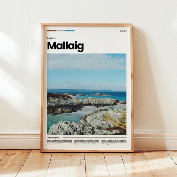 Mallaig Poster Print Photo Wall Art Scotland Travel Gift