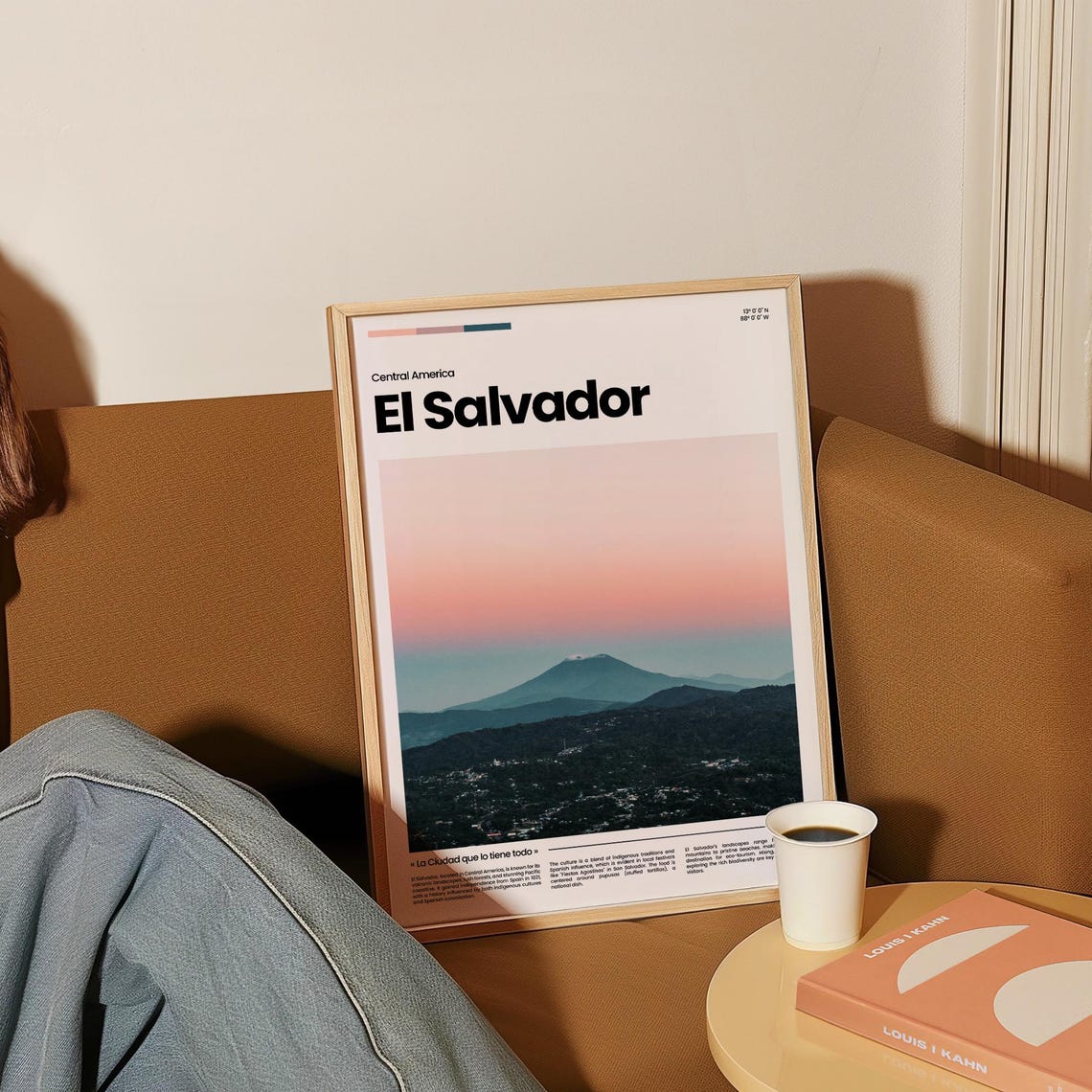 El Salvador Travel Poster El Salvador Poster El Salvador Photo Poster El Salvador Art Print Central America Poster Travel Gift - Image 4