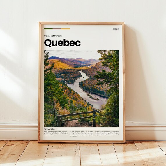 Poster Print Photo Wall Art Canada Travel Gift