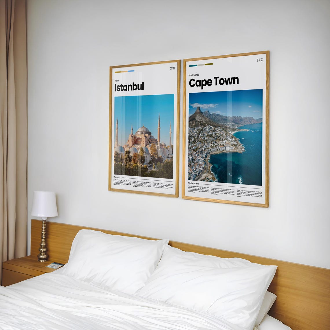 Cape Town Travel Poster Cape Town Poster Cape Town Photo Poster Cape Town Art Print South Africa Poster Travel Gift - Image 2