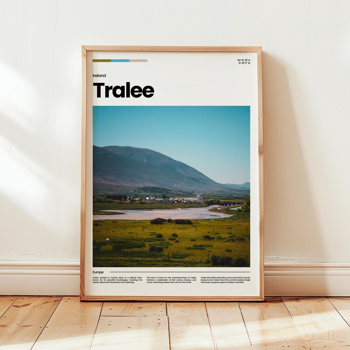Tralee Poster Print Photo Wall Art Ireland Travel Gift