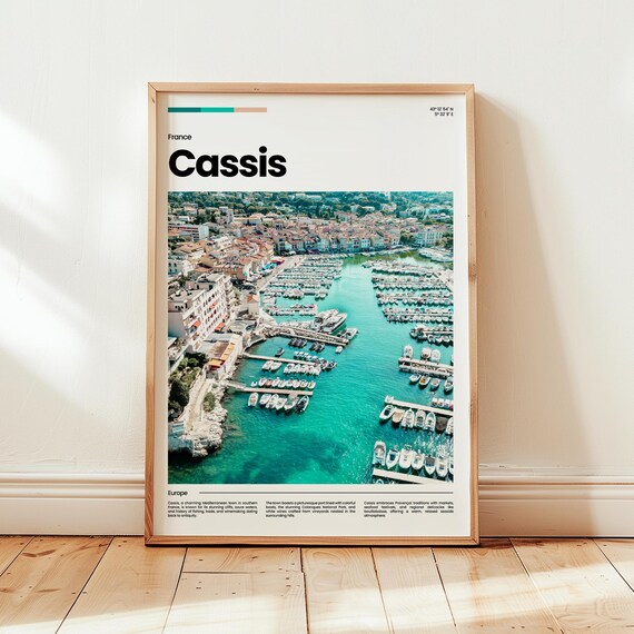 Cassis Poster Print Photo Wall Art France Travel Gift