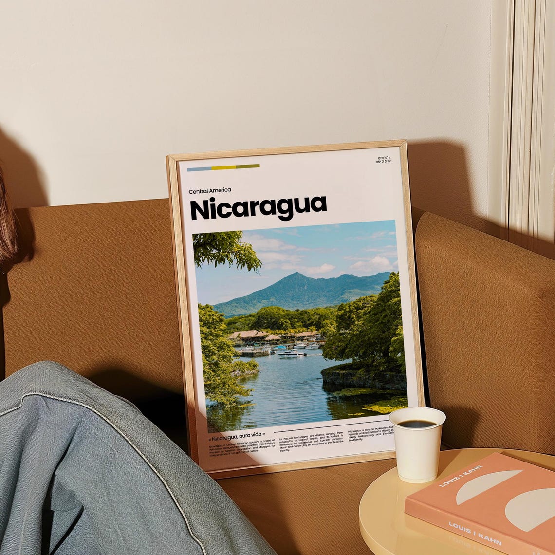 Nicaragua Travel Poster Nicaragua Poster Nicaragua Photo Poster Nicaragua Art Print Central America Poster Travel Gift - Image 4