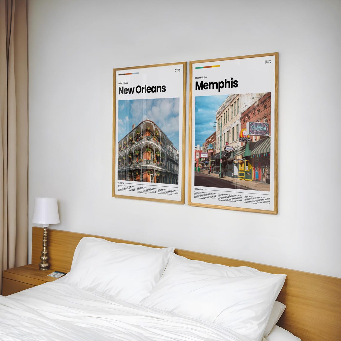 Memphis Travel Poster Memphis Poster Memphis Photo Poster Memphis Art Print Memphis Art Usa Poster Usa Travel Poster Travel Gift - Image 2