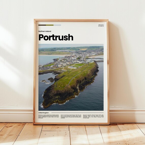Portrush Poster Print Photo Wall Art Ireland Northern Travel Gift