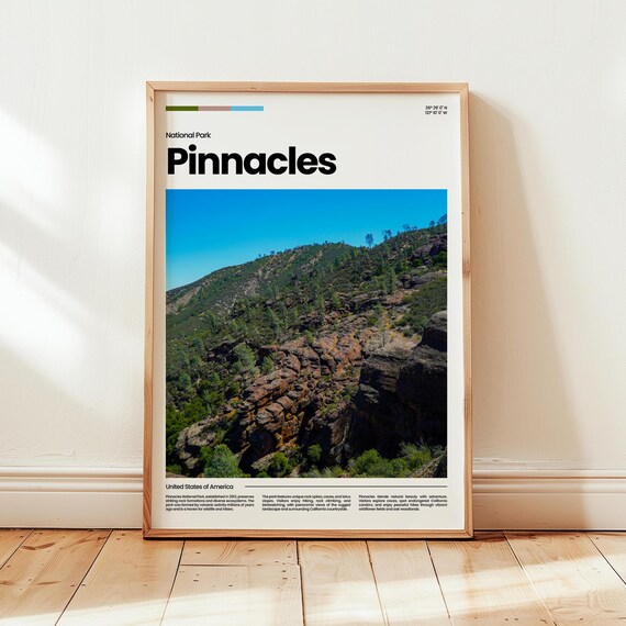 Pinnacles Poster Print Photo National Park Travel Gift