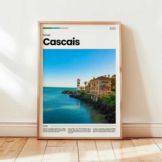 Cascais Poster Print Photo Wall Art Portugal Travel Gift