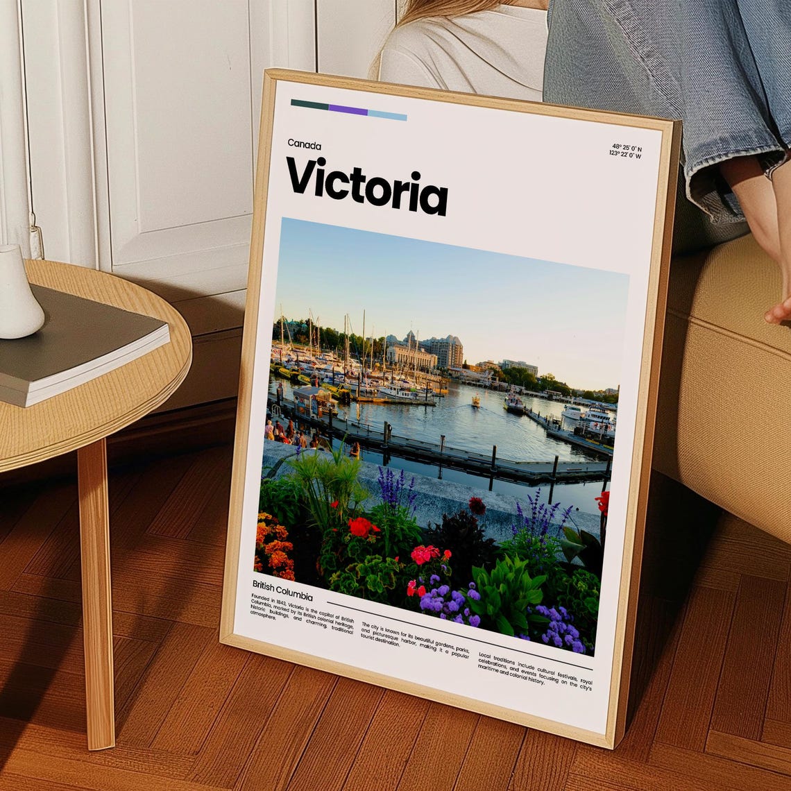 Victoria Travel Poster Victoria Poster Victoria Photo Poster Victoria Art Print Canada Poster Canada Travel Poster Travel Gift - Image 3
