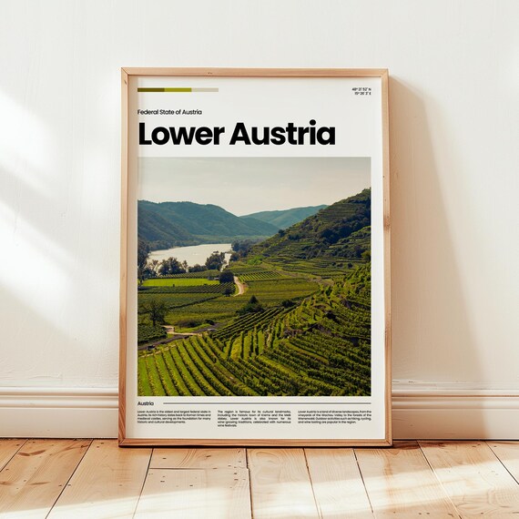Lower Austria Poster Print Photo Travel Gift