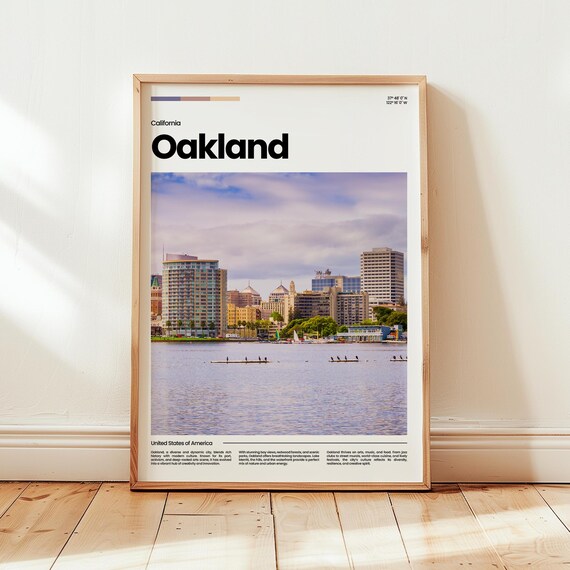 Oakland Poster Print Photo Wall Art Travel Gift