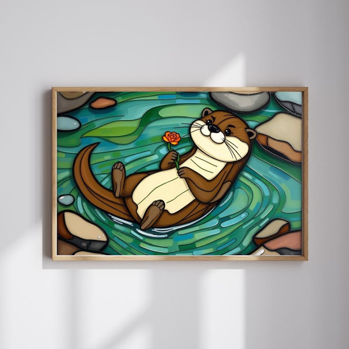 River Otter Jigsaw Puzzle Wildlife Animal Game Family Fun