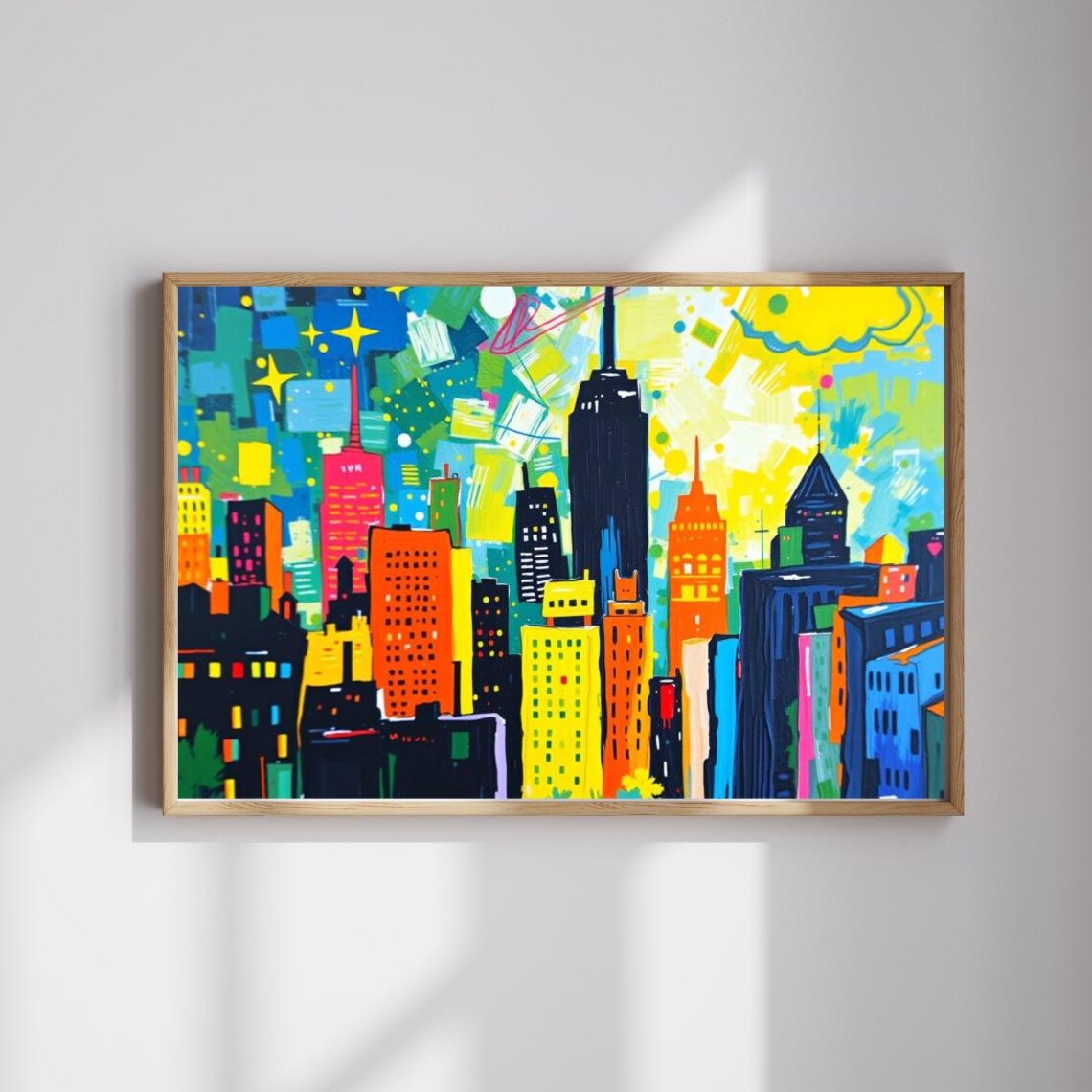 Vibrant Cityscape Jigsaw Puzzle Family Fun Art Lovers Challenge