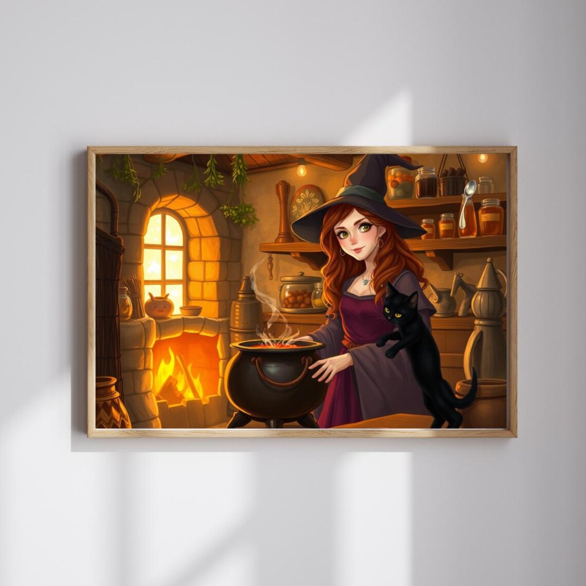 Enchanting Witch Jigsaw Puzzle Halloween Family Game