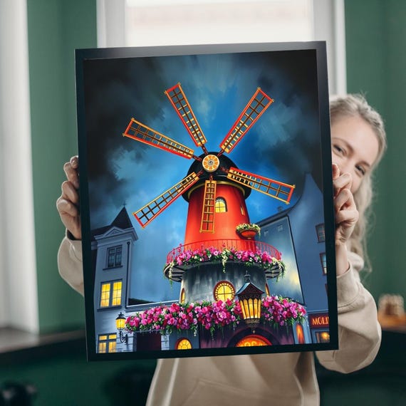 Moulin Rouge Windmill Puzzle Parisian Landmark Jigsaw Game