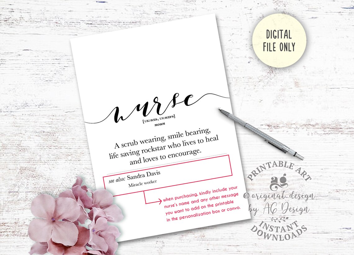 Personalized Nurse Appreciation Gift, Thank You Nurse - Image 3