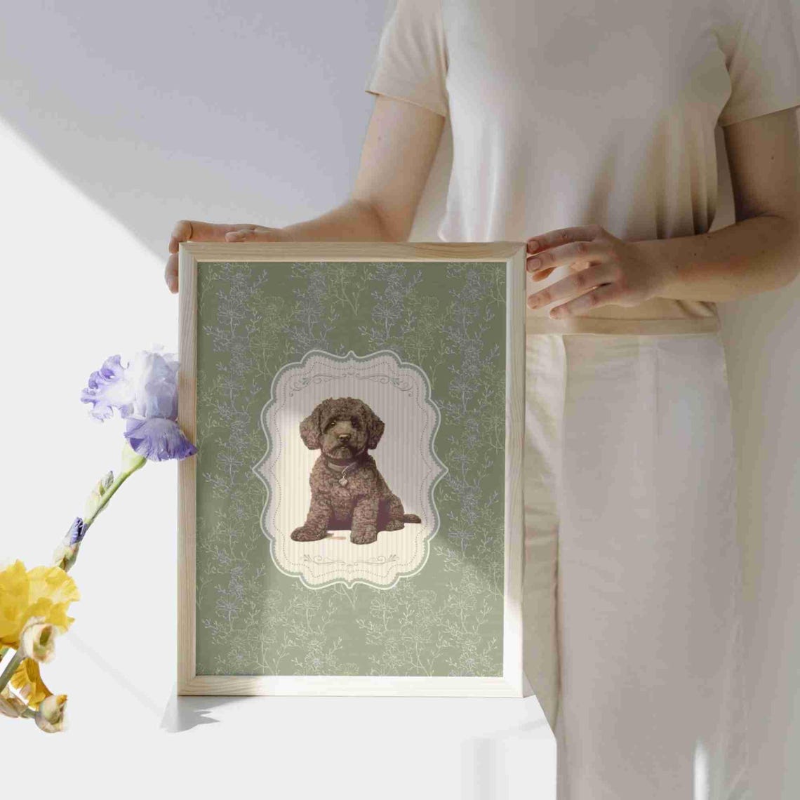 Vintage Style Dog Print, Nursery Decor - Image 4