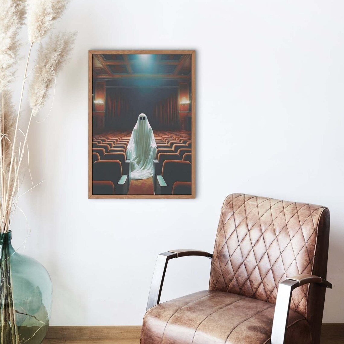 The Lone Phantom - Eerie Gothic Horror Art Print - Image 2