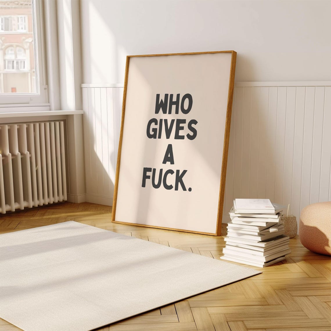 Lost My Mind Back In 5 Minutes Funny Beige Typography Poster - Image 3