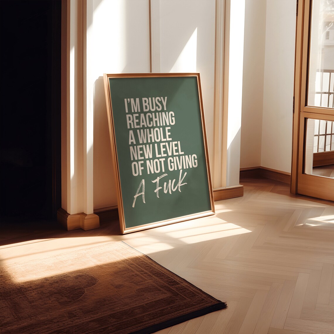 Im Busy Reaching A Whole New Level Of Not Giving A Fuck Poster - Image 2