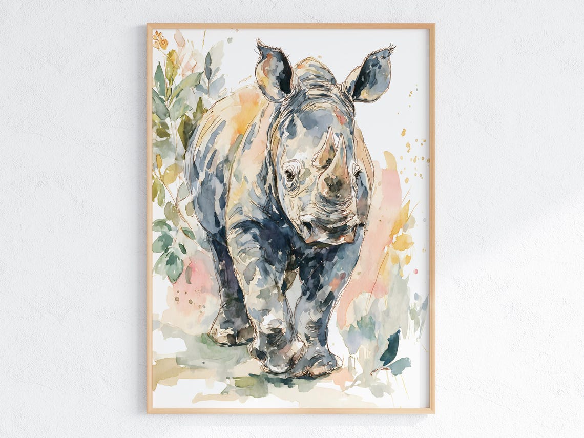 Safari Animal Nursery Decor, Jungle Animals Bundle