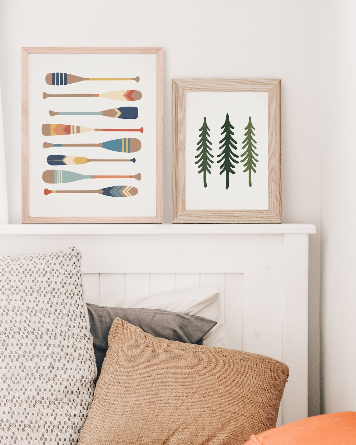 Pine Trees Forest Poster, Minimalist Woodland Art - Image 3