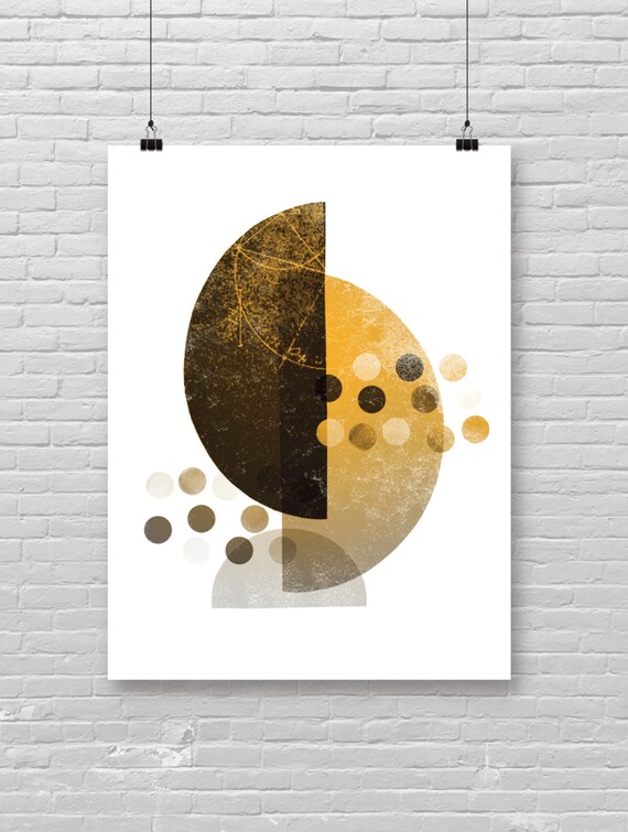 Scandinavian Geometrical Abstract Poster Circles And Lines Print Minimalist Art Contemporary Modern 4