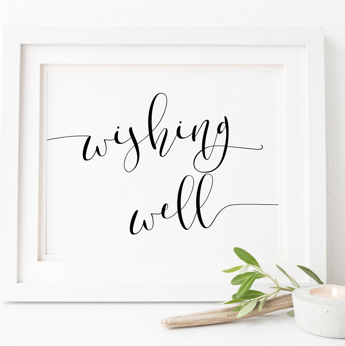 Wishing Well Signwedding Wishing Well Signwedding Signswishing Well Printablewedding Signswishing Well Bridal Showerwedding Printables