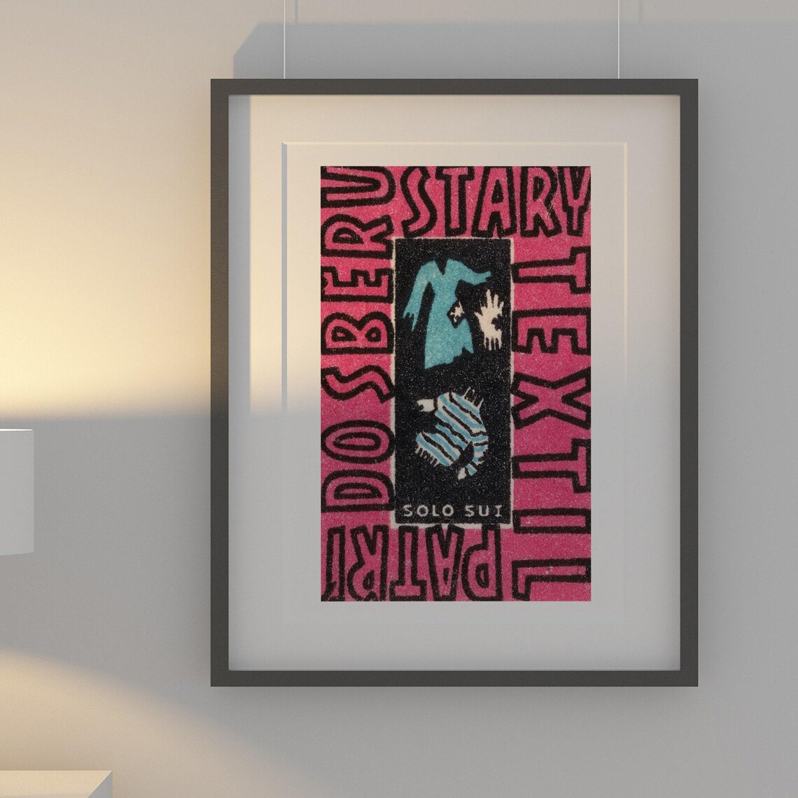 Donate Old Clothes Matchbox Vintage Art Print - Image 2