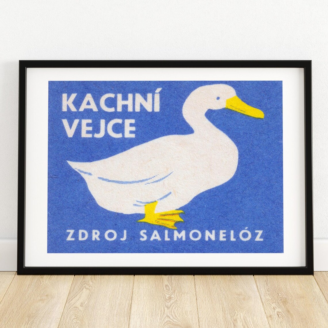 Duck Eggs Matchbox Vintage Poster Print, Aesthetic
