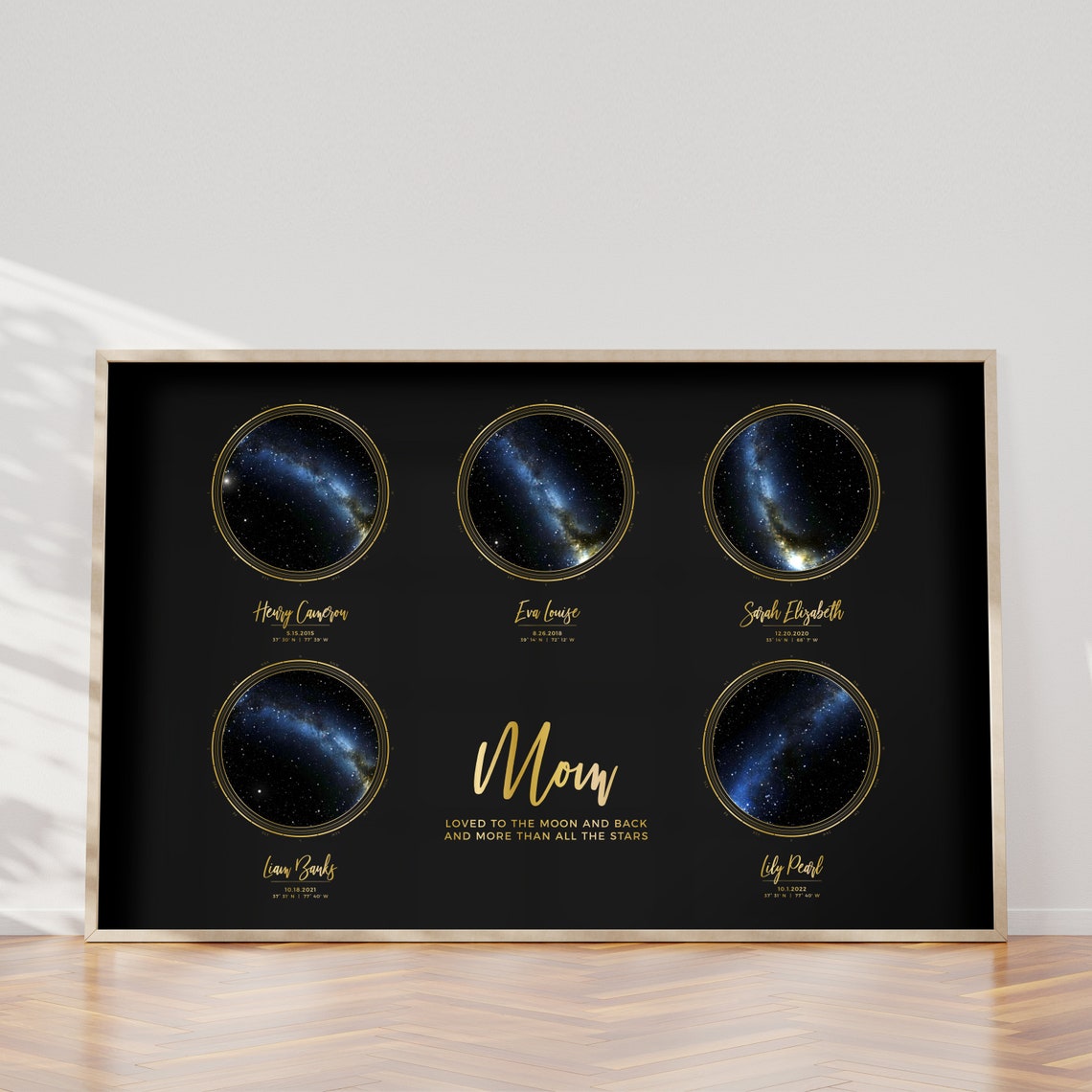 Personalized Star Map Night Sky Print, Dad Gift - Image 4