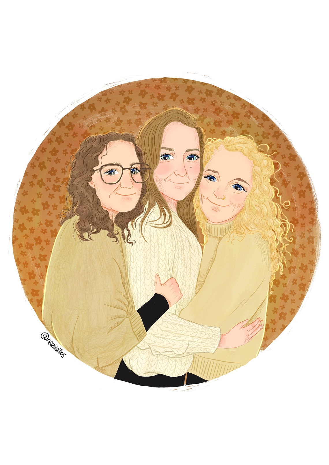 Portrait Extras Wall Art Print, Home Decor - Image 2
