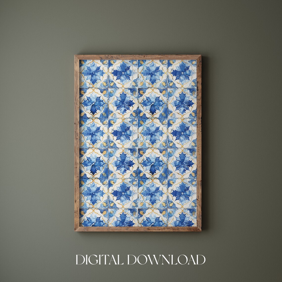 Mediterranean Tile Wall Art Print, Spanish Tiles - Image 4