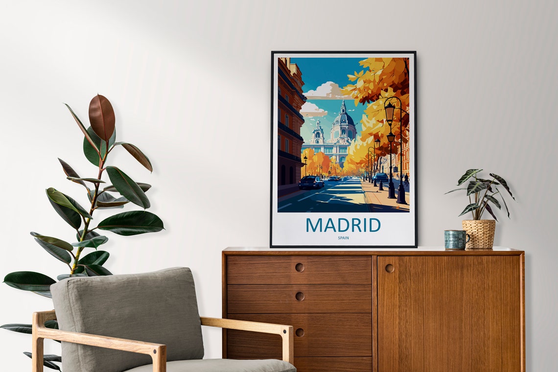 Madrid Travel Poster, Spain Home Decor - Image 2